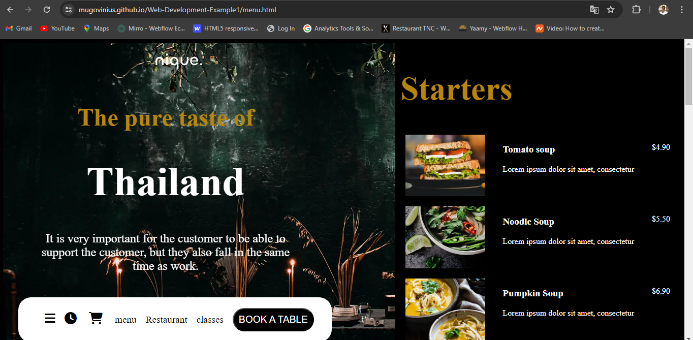 nique-website